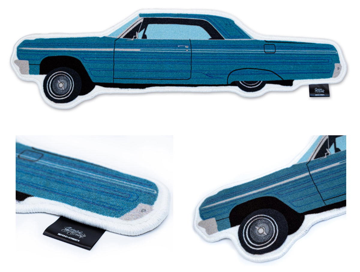 Estevan Oriol's Blue Velvet
Lowrider Decorative Rug