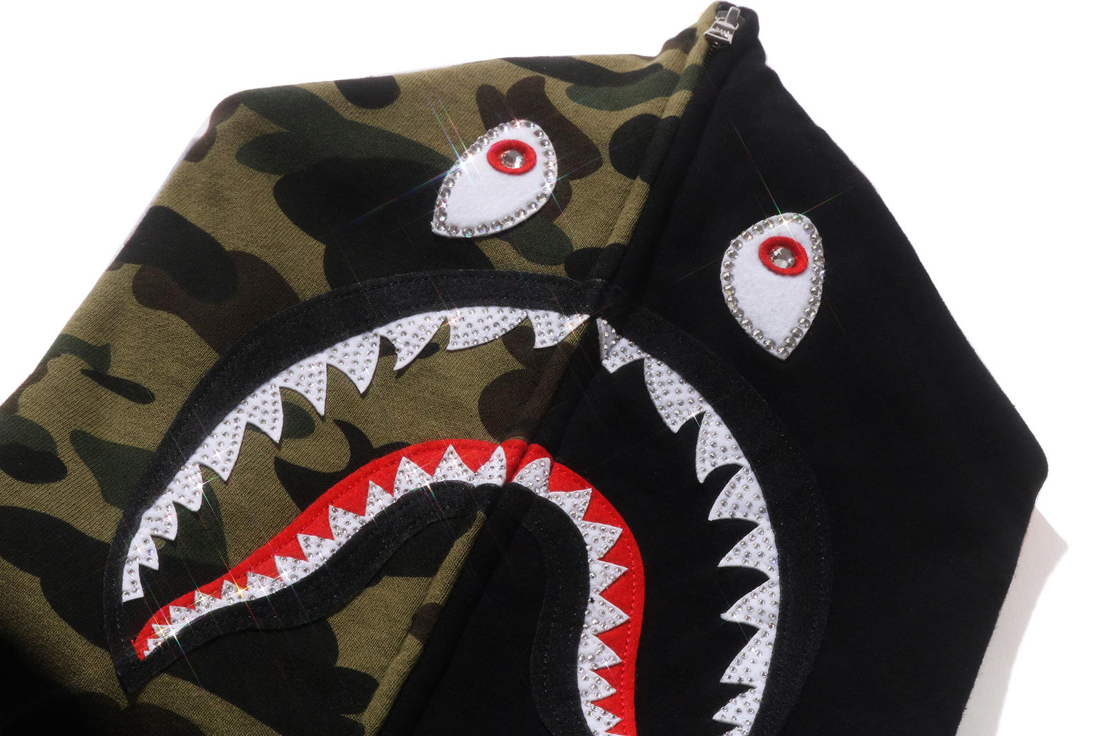 BAPE x Swarovski Shark Hoodie